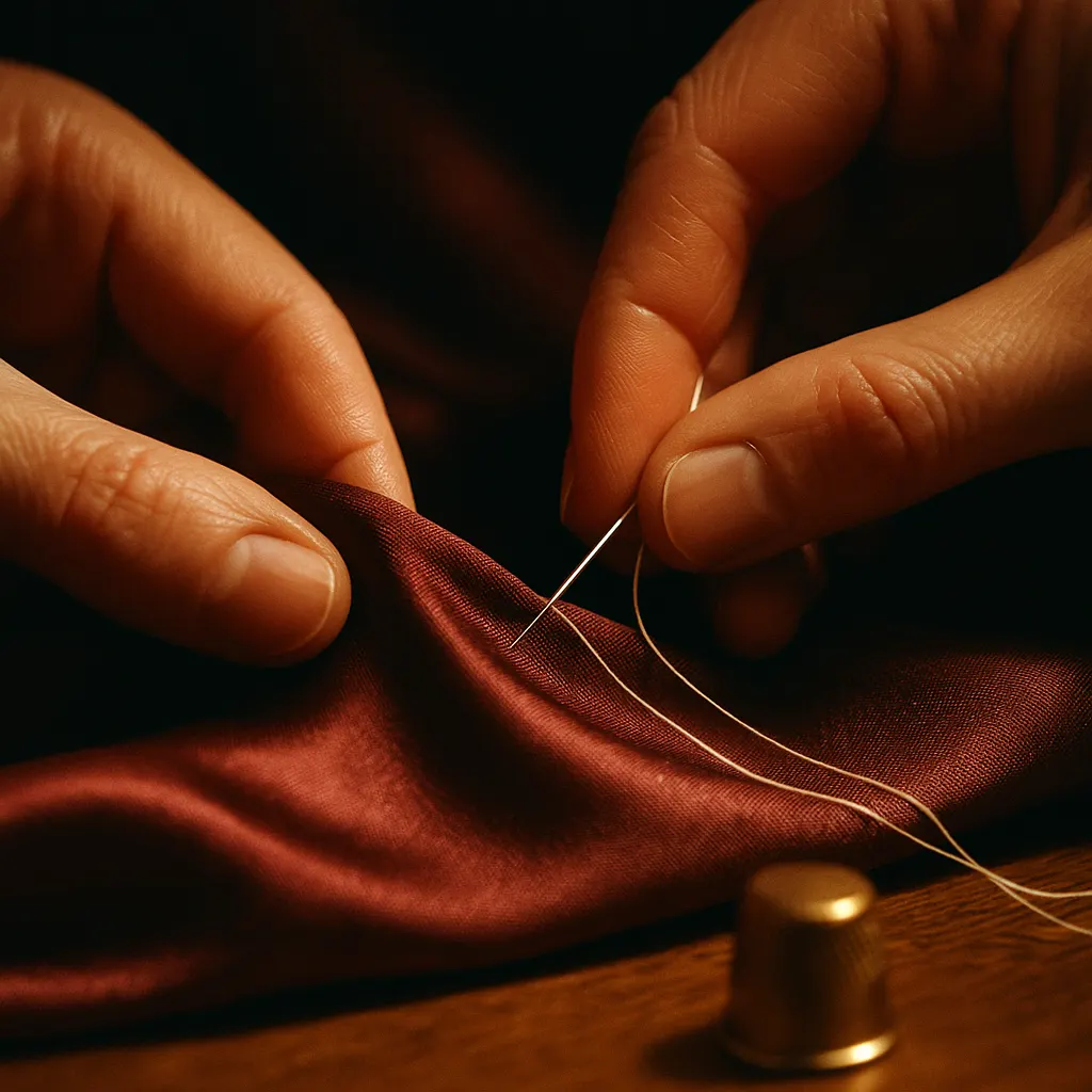 A hand at work in the atelier